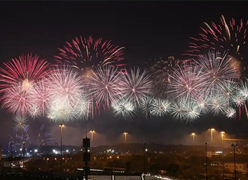 普定县焰火晚会